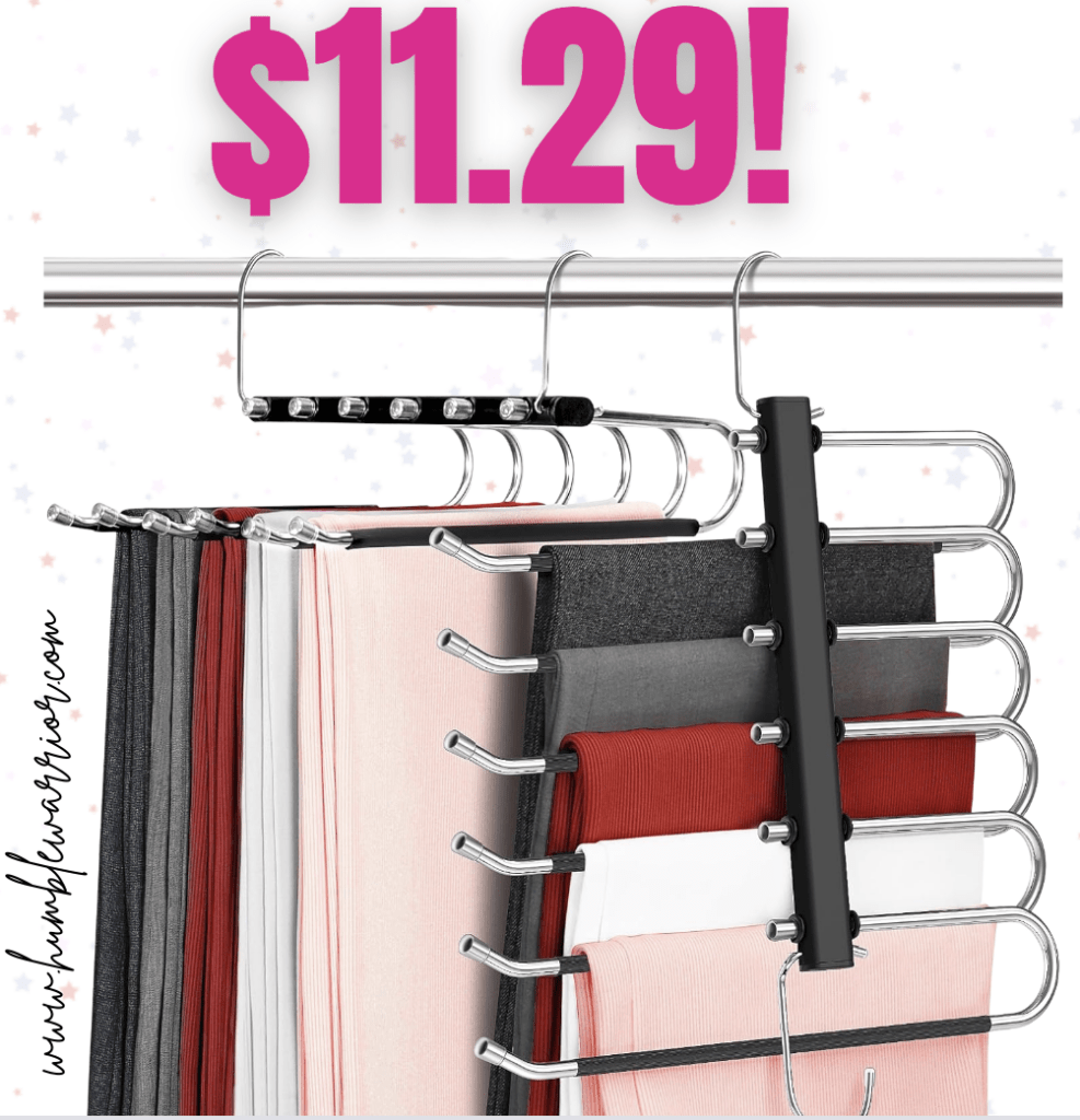 2-pack of pants hangers!